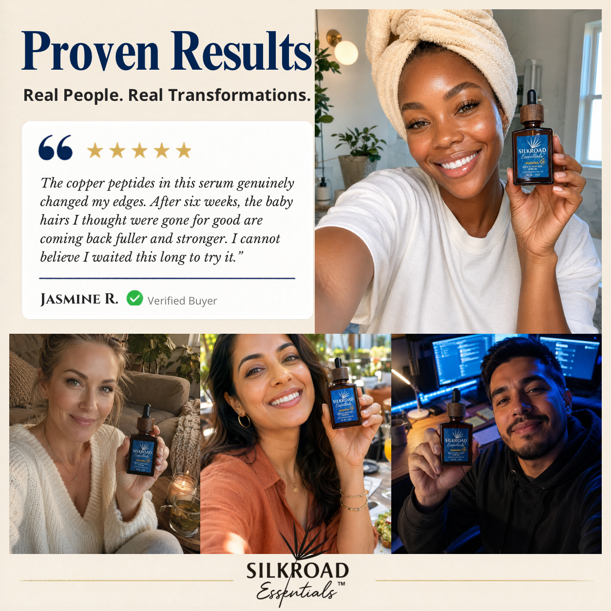 Silkroad Essentials™ MANNA™ Multi-Peptide Scalp Serum
