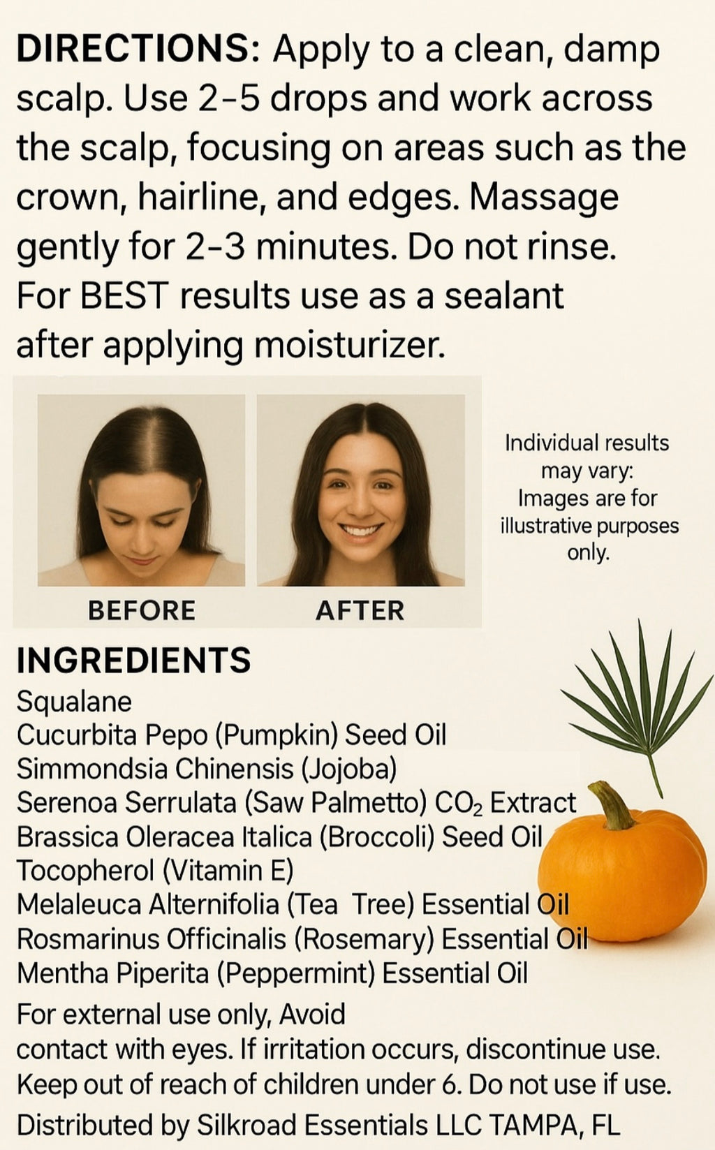 Silkroad Essentials™ DHT-Balancing Elixir — Advanced Scalp Therapy for Density, Strength & Growth