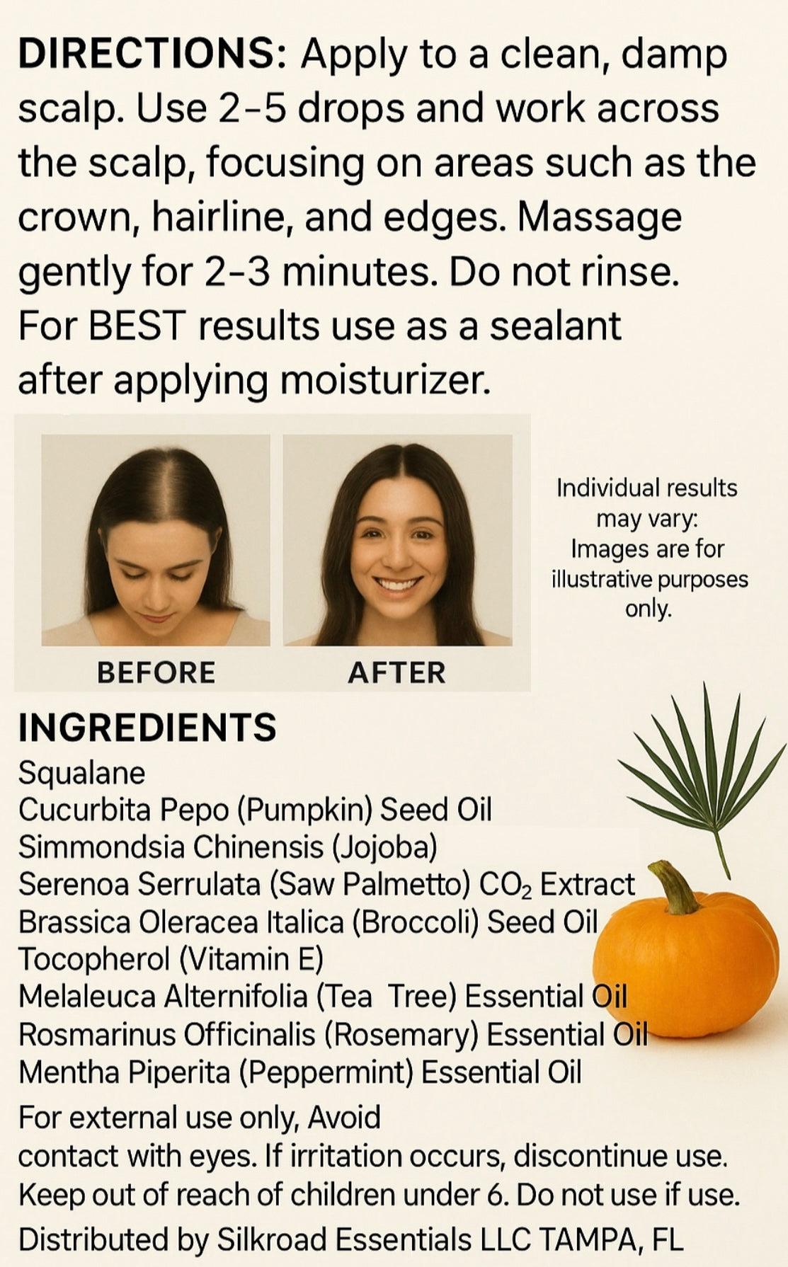 Silkroad Essentials™ DHT-Balancing Elixir — Advanced Scalp Therapy for Density, Strength & Growth